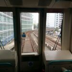 Mit 'DLR' nach 'Canary Wharfs' unterwegs (Fahrerlos)